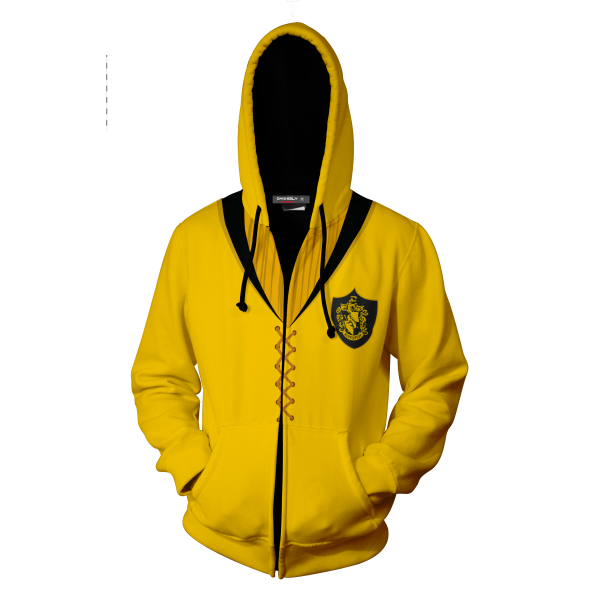 The Hufflepuff Quidditch Team Harry Potter Zip Up Hoodie