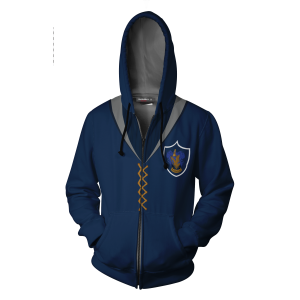 The Ravenclaw Quidditch Team Harry Potter Zip Up Hoodie