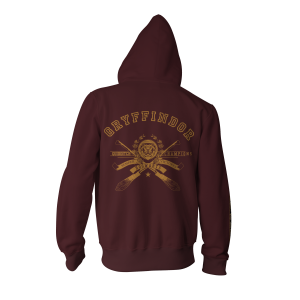 Quidditch Champion Gryffindor Team Harry Potter Zip Up Hoodie