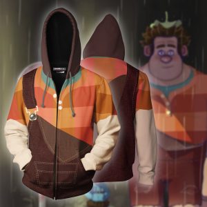 Ralph Suit Wreck It Ralph Fan Zip Up Hoodie