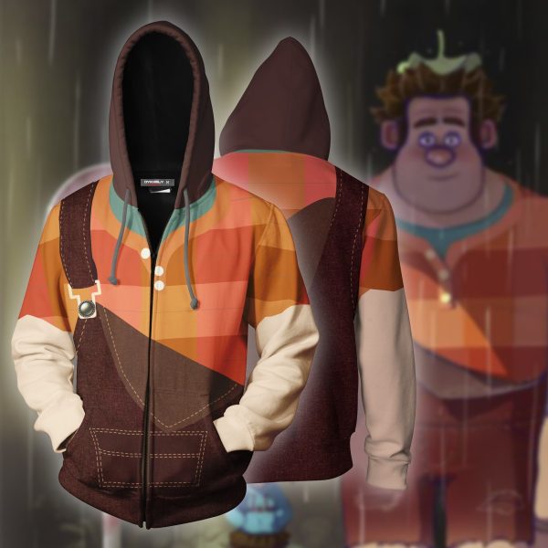 Ralph Suit Wreck It Ralph Fan Zip Up Hoodie