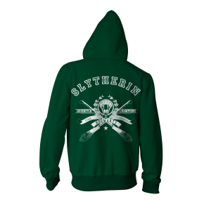 Quidditch Champion Slytherin Team Harry Potter Zip Up Hoodie