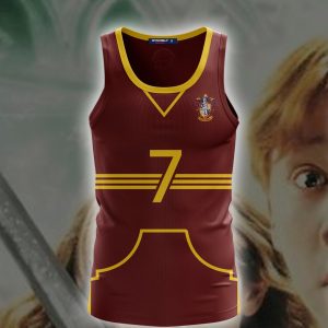 Harry Potter The Gryffindor Quidditch Team 3D Tank Top