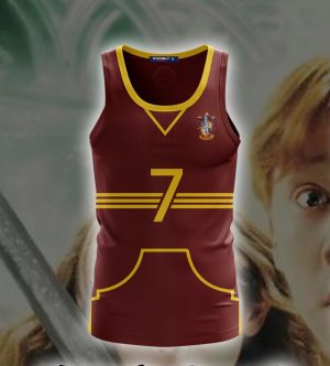 Harry Potter The Gryffindor Quidditch Team 3D Tank Top