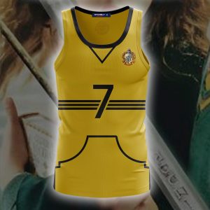 Harry Potter The Hufflepuff Quidditch Team 3D Tank Top