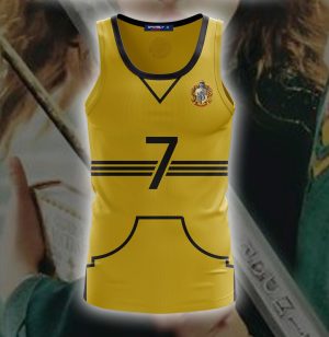 Harry Potter The Hufflepuff Quidditch Team 3D Tank Top