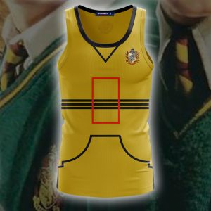 Harry Potter The Hufflepuff Quidditch Team (Customized Number) 3D Tank Top