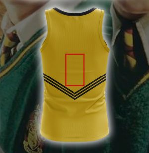 Harry Potter The Hufflepuff Quidditch Team (Customized Number) 3D Tank Top