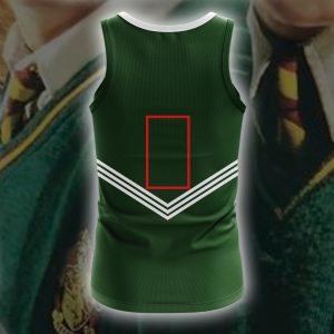 Harry Potter The Slytherin Quidditch Team (Customized Number) 3D Tank Top