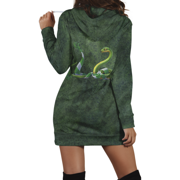 The Slytherin Snake Hogwarts Harry Potter 3D Hoodie Dress