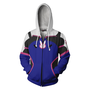 D.Va Overwatch Fan Zip Up Hoodie