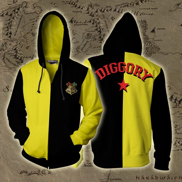 Triwizard Tournament Harry Potter (Diggory) Zip Up Hoodie