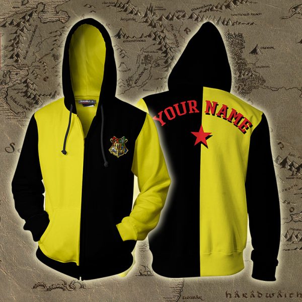 Triwizard Tournament Harry Potter (Customized Name) Zip Up Hoodie