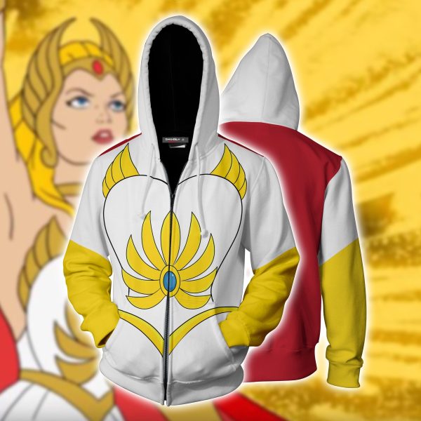 Shera Suit Princess Of Power Fan Zip Up Hoodie