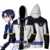 Anime Kirito Suit Sword Art Online The Movie Fan Zip Up Hoodie