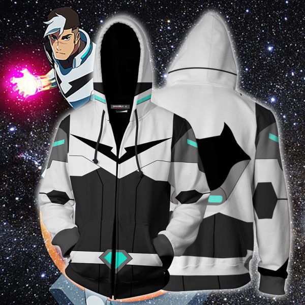 Shiro Suit Voltron Legendary Defender Fan Zip Up Hoodie