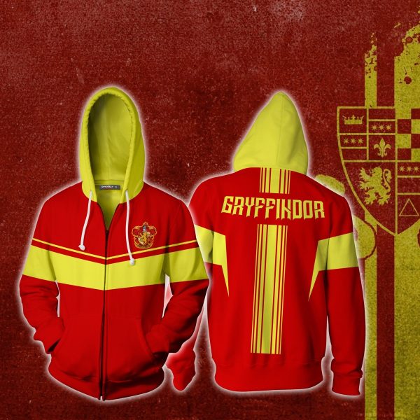 Gryffindor Harry Potter Zip Up Hoodie