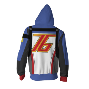 Soldier 76 Skin Overwatch Fan Zip Up Hoodie