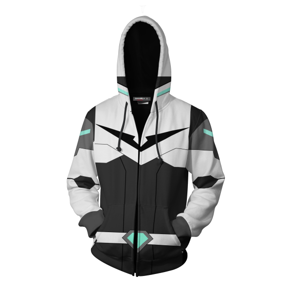 Shiro Suit Voltron Legendary Defender Fan Zip Up Hoodie