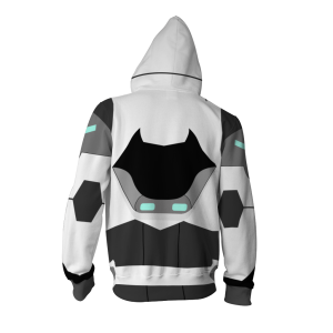 Shiro Suit Voltron Legendary Defender Fan Zip Up Hoodie