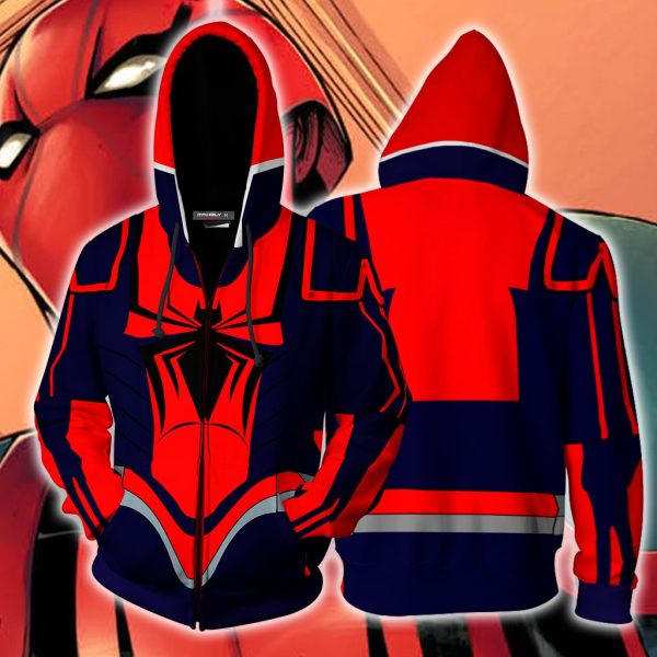 Spider-Armor MK III Cosplay PS4 Zip Up Hoodie Jacket