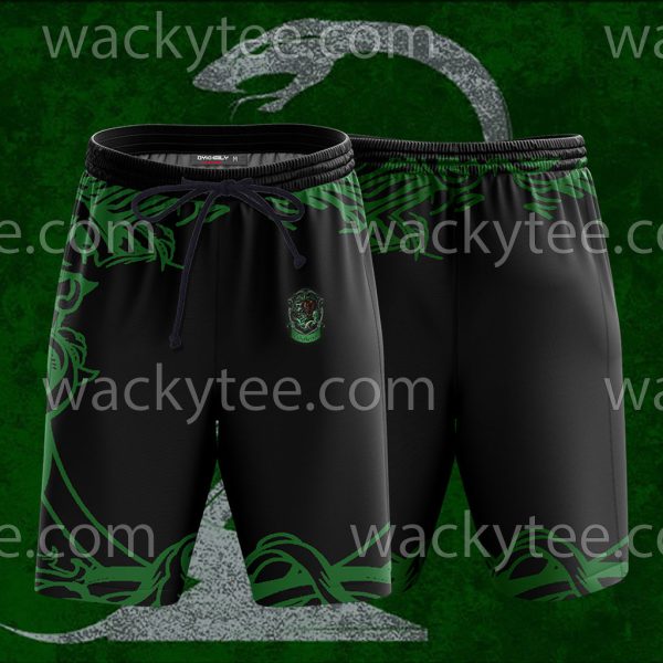 Cunning Like A Slytherin Harry Potter Beach Short