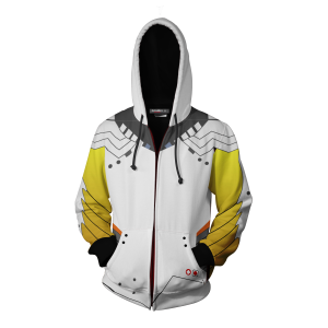 Overlord Mercy Cosplay Zip Up Hoodie Jacket