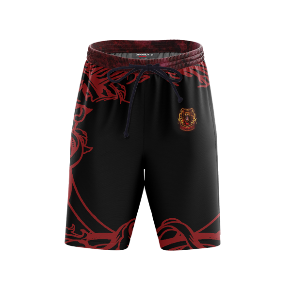 Brave Like A Gryffindor Harry Potter Beach Short