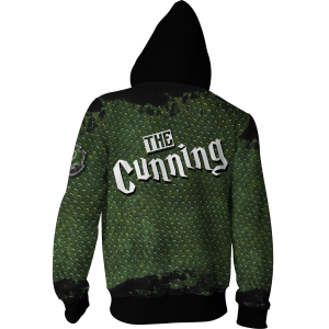 The Cunning Slytherin Harry Potter Zip Up Hoodie