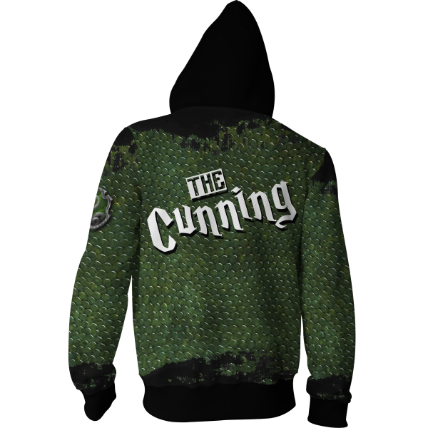 The Cunning Slytherin Harry Potter Zip Up Hoodie