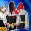 Inuyasha Sesshomaru Cosplay Zip Up Hoodie Jacket