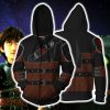 How To Train Your Dragon Hiccup Cosplay Zip Up Hoodie Jacket