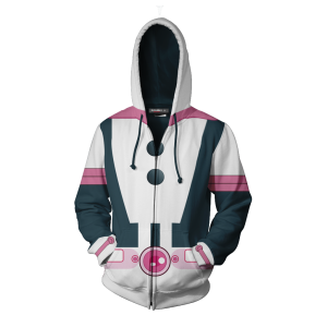 Boku No Hero Academia Ochako Uraraka Cosplay Zip Up Hoodie Jacket