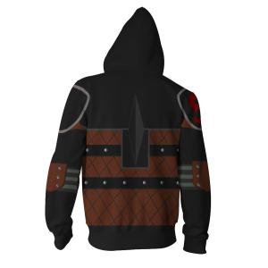 How To Train Your Dragon Hiccup Cosplay Zip Up Hoodie Jacket