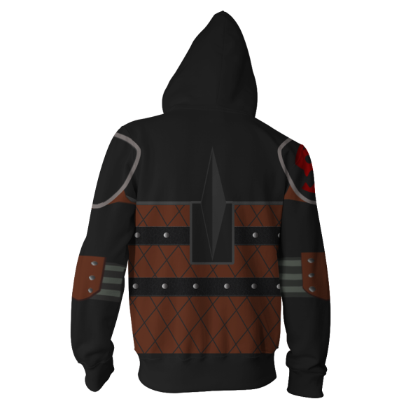 How To Train Your Dragon Hiccup Cosplay Zip Up Hoodie Jacket