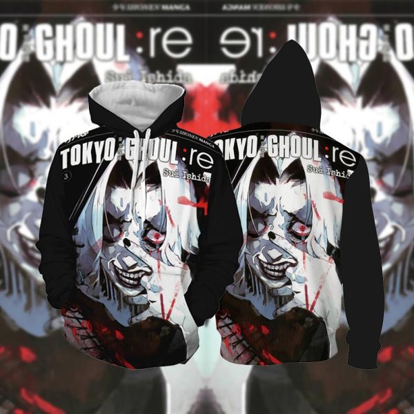 Takizawa Seidou Tokyo Ghoul 3D Hoodie