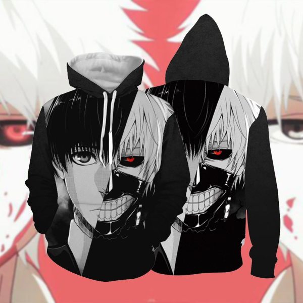 Tokyo Ghoul Kaneki Ken 3D Hoodie