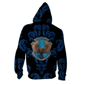 Wise Like A Ravenclaw Harry Potter New Collection Zip Up Hoodie