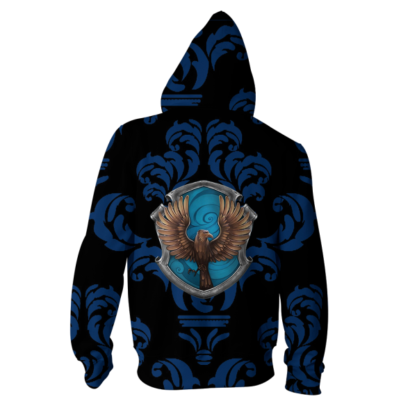 Wise Like A Ravenclaw Harry Potter New Collection Zip Up Hoodie