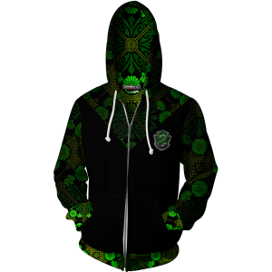 Slytherin House Harry Potter New Collection Zip Up Hoodie