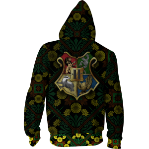 Hufflepuff House Harry Potter New Collection Zip Up Hoodie