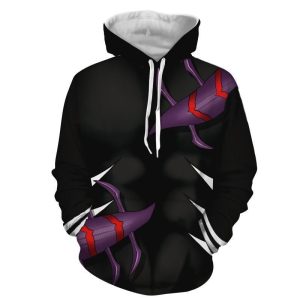 Kaneki Ken Battle Suit (Purple) Tokyo Ghoul 3D Hoodie