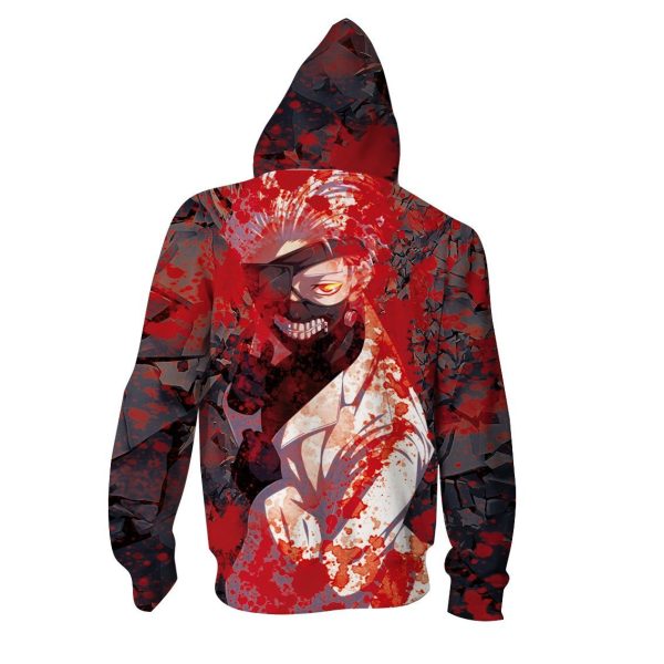 Kaneki Ken Tokyo Ghoul 3D Hoodie