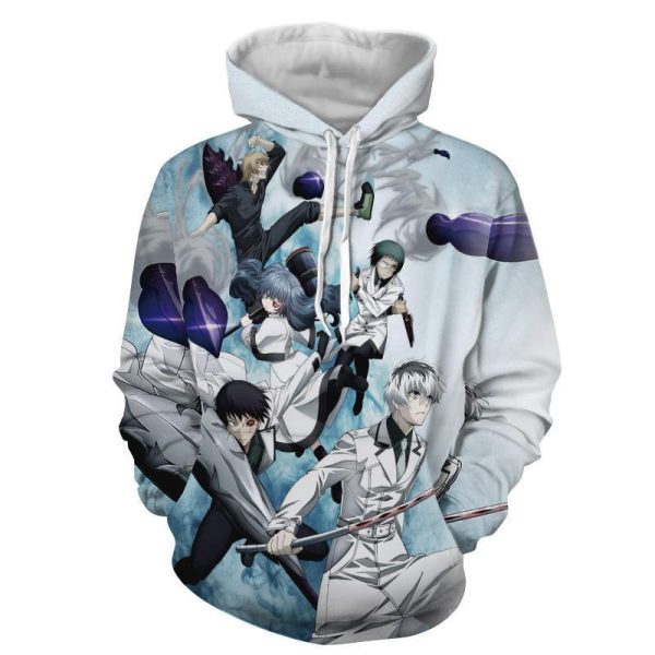 Tokyo Ghoul Characters 3D Hoodie