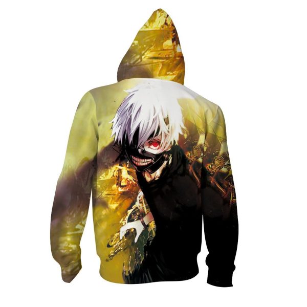 Kaneki Ken (Sasaki Haise) Tokyo Ghoul 3D Hoodie