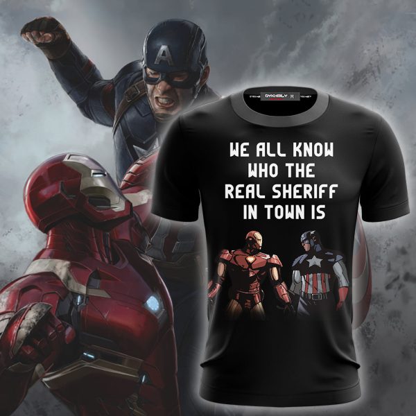 We All Know Who The Real Sheriff In Town Is Movie Unisex 3D T-shirt