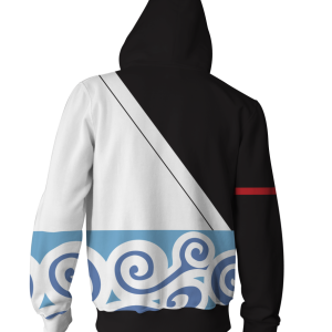 Gintama Sakata Gintoki Cosplay Zip Up Hoodie Jacket