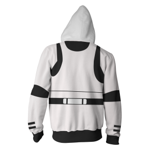 Star Wars Stormtrooper Cosplay Zip Up Hoodie Jacket