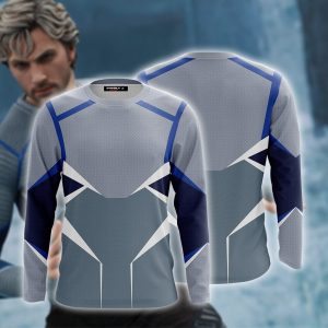 Quicksilver (Pietro Maximoff) Cosplay 3D Long Sleeve Shirt