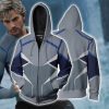 Quicksilver (Pietro Maximoff) Cosplay Zip Up Hoodie Jacket